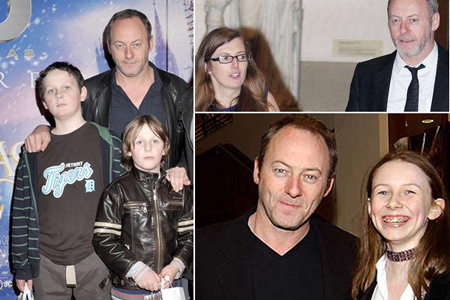 Liam Cunningham family.